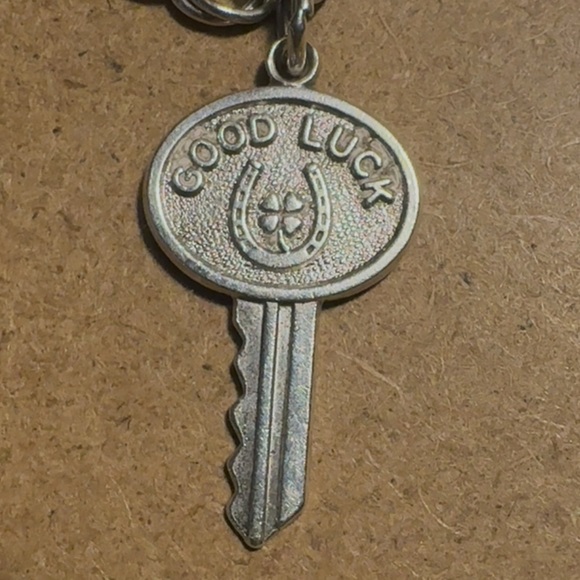 Jewelry | Vintage Sterling Good Luck Key Charm | Poshmark